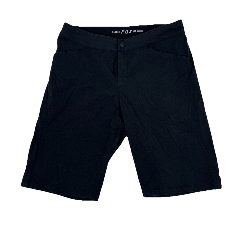 Fox Ranger Shorts Mens 34 Mountain Bike MTB Cycling 12 Inch Inseam Black